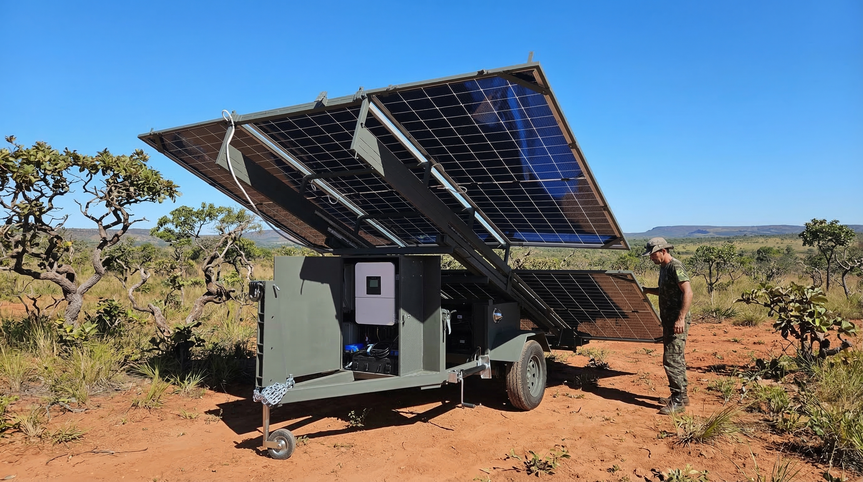 Instalação Off-grid B2 Engenharia